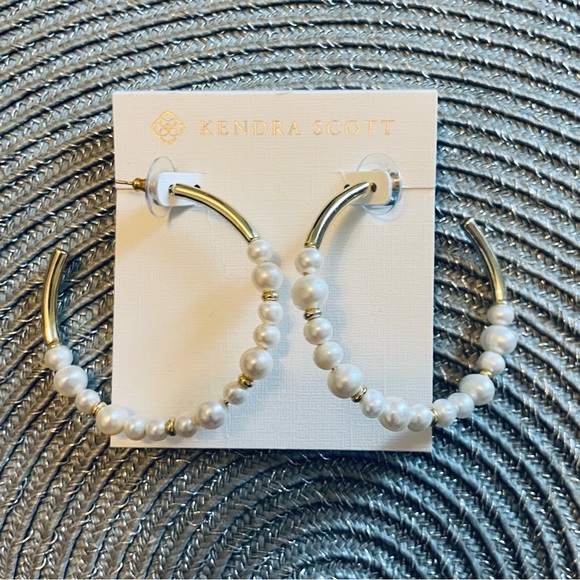 Kendra Scott Jewelry - Kendra Scott Jovie Gold Beaded Hoops